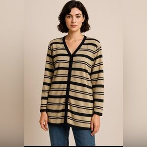 Vintage Liz Claiborne Collection Striped Sweater